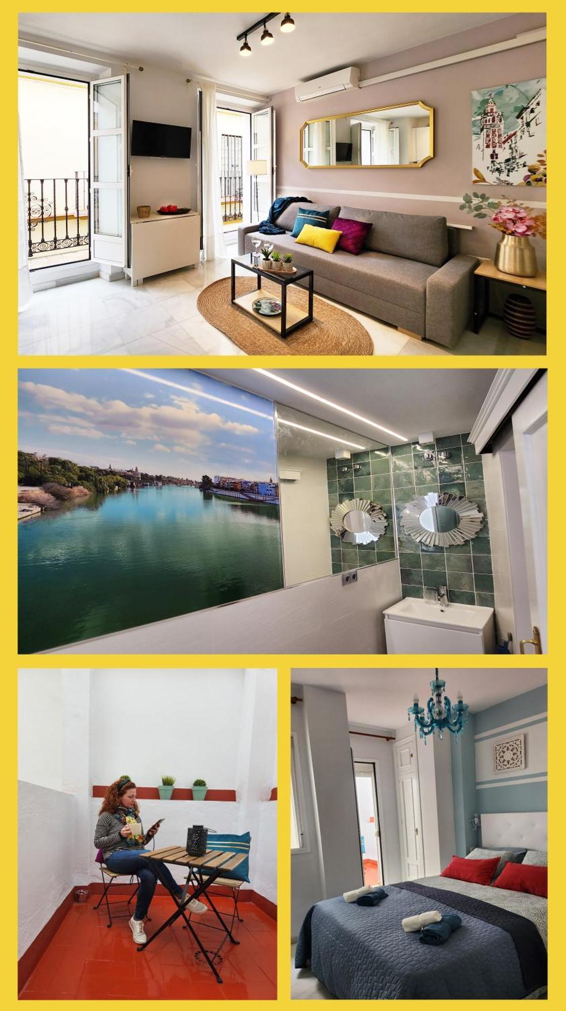 Lovely Center Apartments Seville - Balcony Lux Sol Sevilla Bagian luar foto